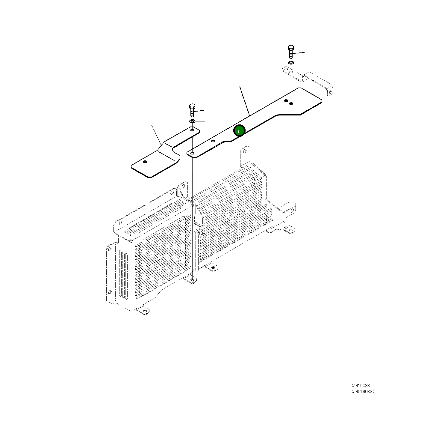 Крышка 208-03-77790 Komatsu
