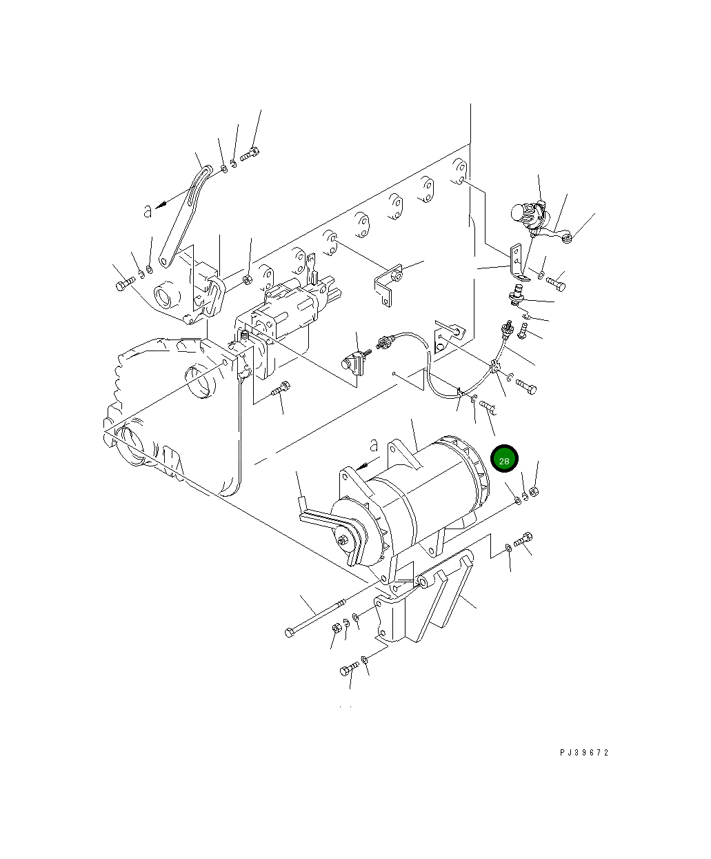 Болт 02030-70616 Komatsu
