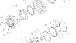 Кольцо 04046-04518 Komatsu