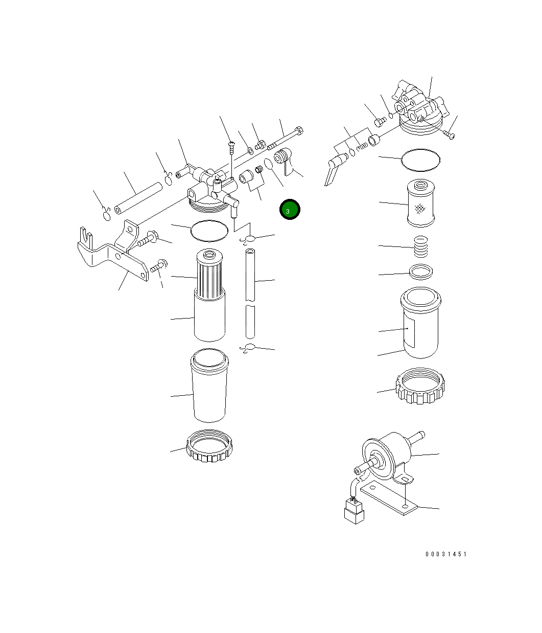 Кольцо уплотнительное (O-Ring) KT14301-4384-0 Komatsu