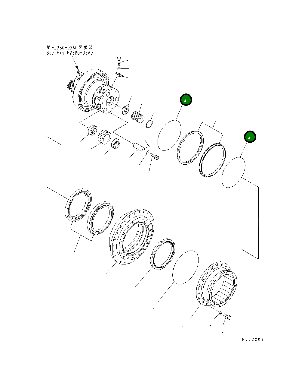 Кольцо уплотнительное (O-Ring) 14S-27-11270 Komatsu