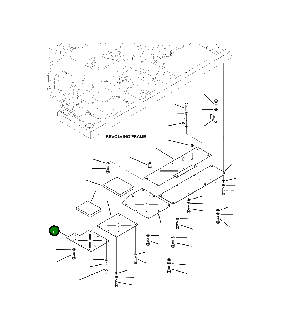 Крышка 207-54-42161 Komatsu
