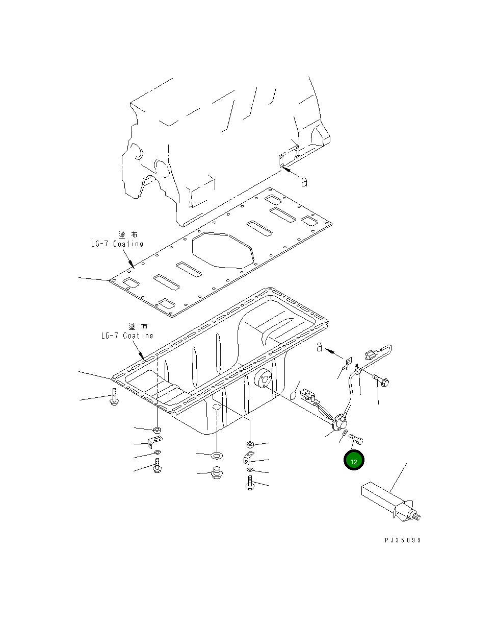 Болт 01010-30610 Komatsu