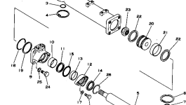 Кольцо 281-63-11230 Komatsu
