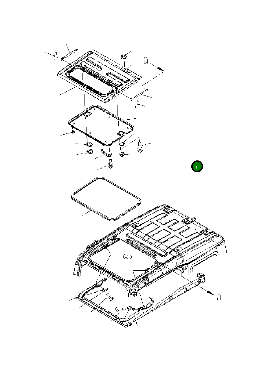 Крышка 20Y-54-J1660  Komatsu