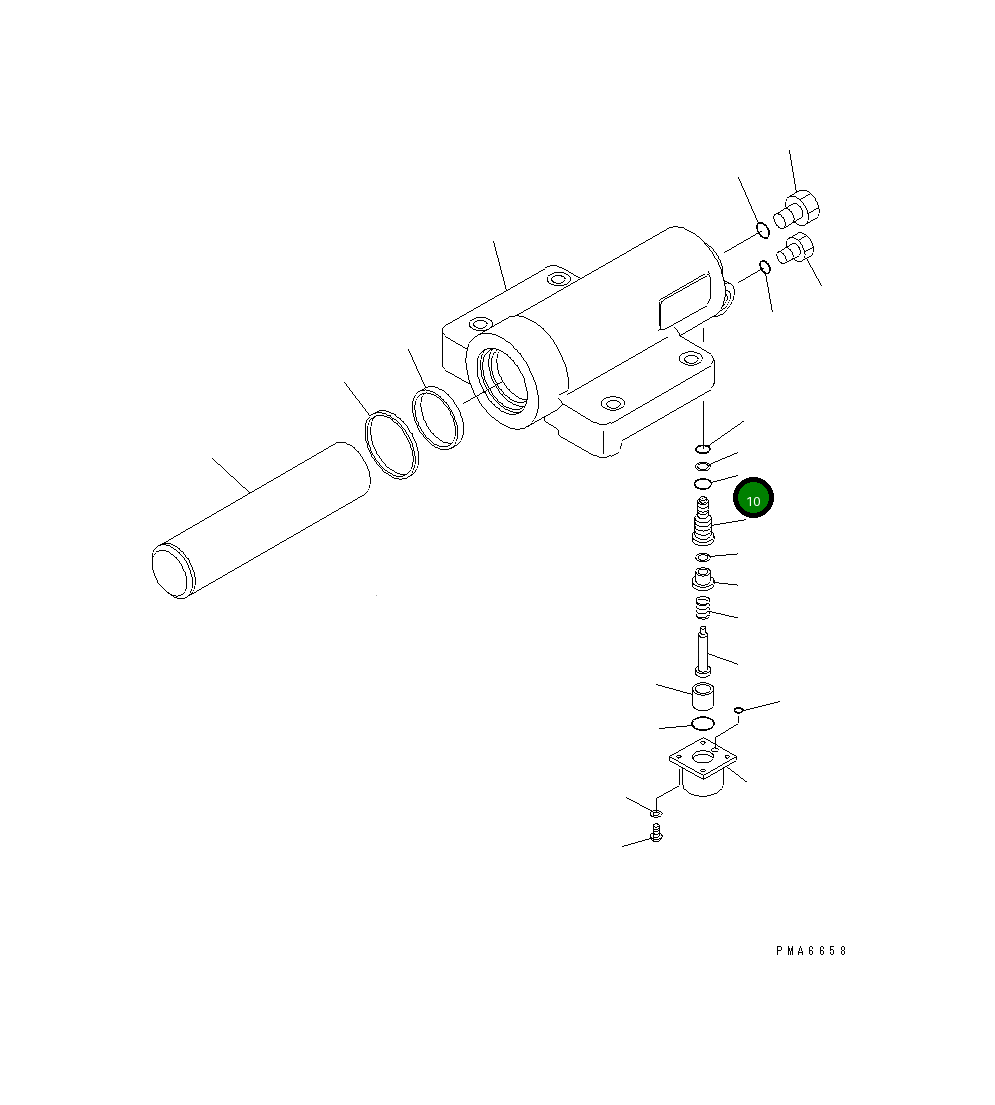 Кольцо уплотнительное (O-Ring) 20E-61-K1290  Komatsu
