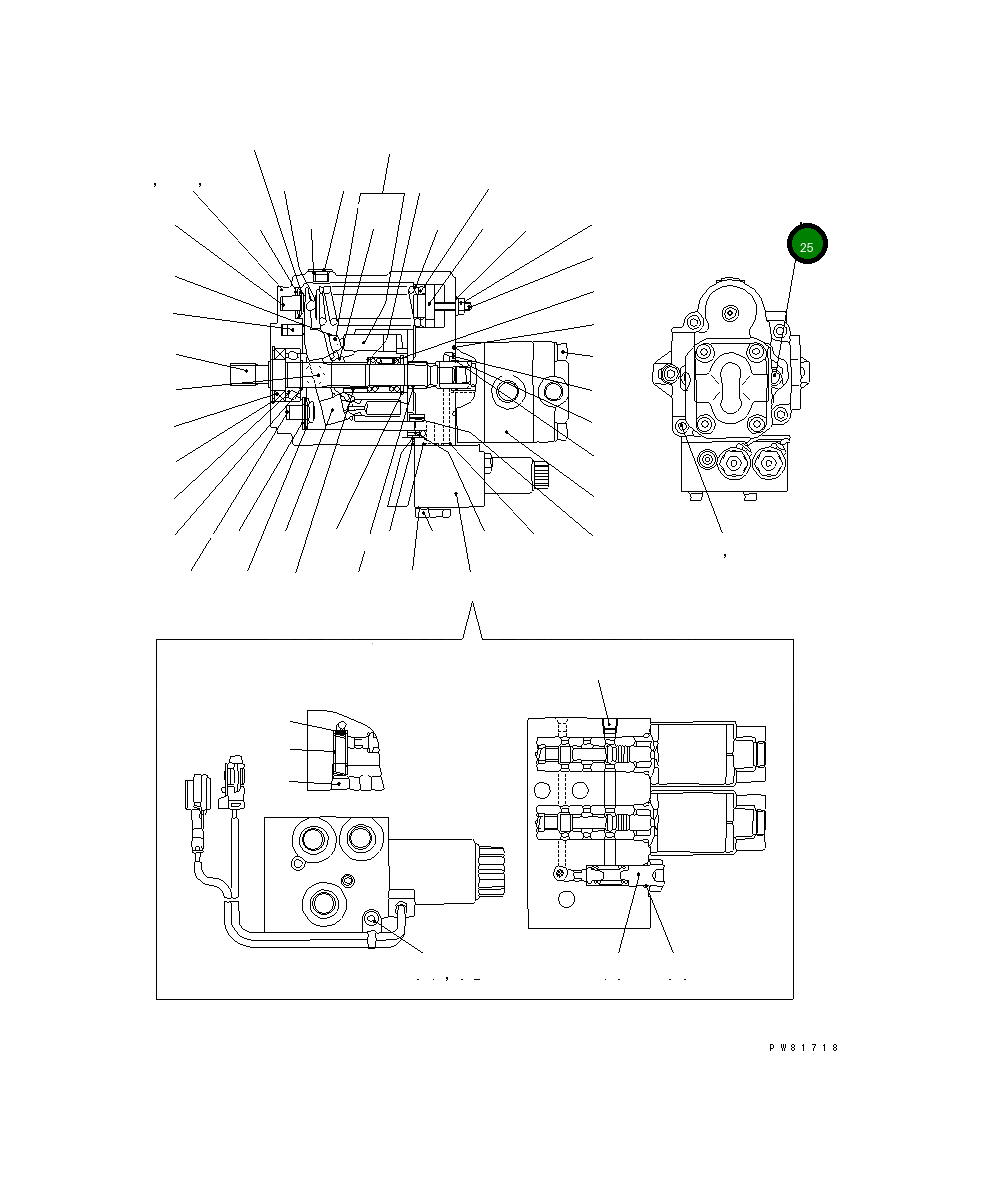 Болт YM172422-73600 Komatsu