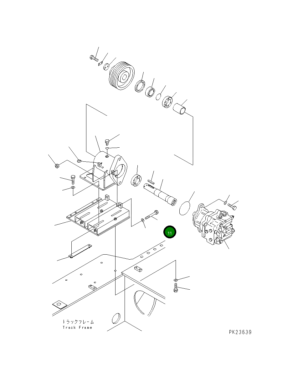 Болт 566-43-41330 Komatsu