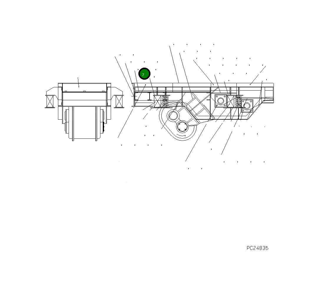 Болт KNKFF21072  Komatsu