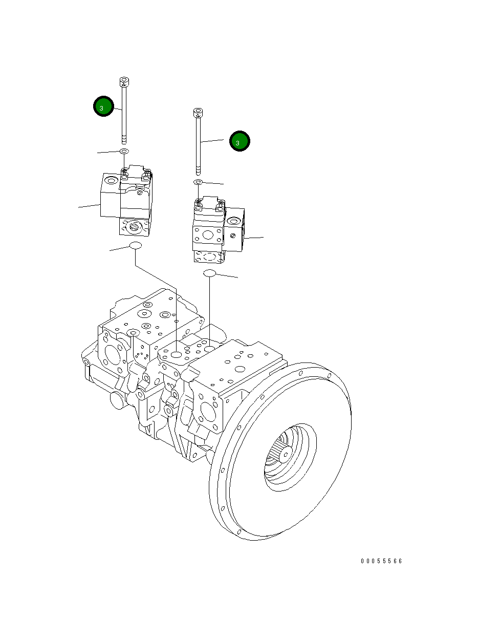 Болт 708-2K-16170 Komatsu