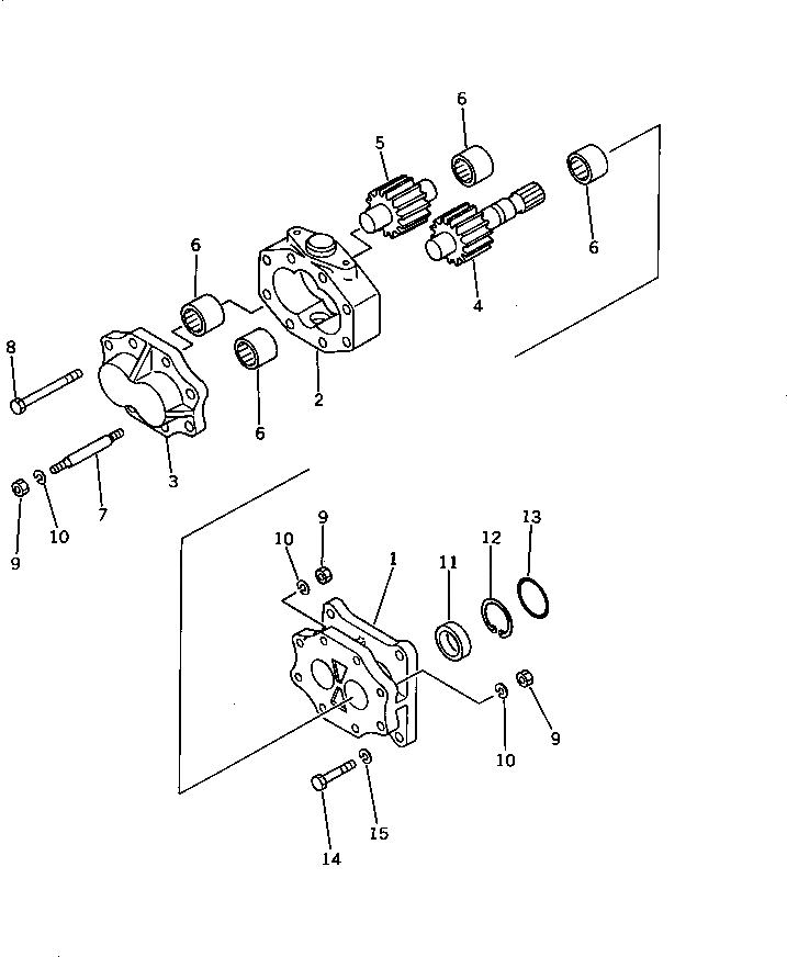 Болт 07435-71070 Komatsu