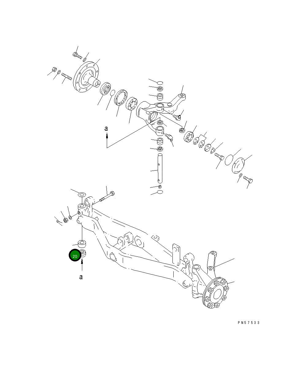 Крышка 23D-27-11270 Komatsu