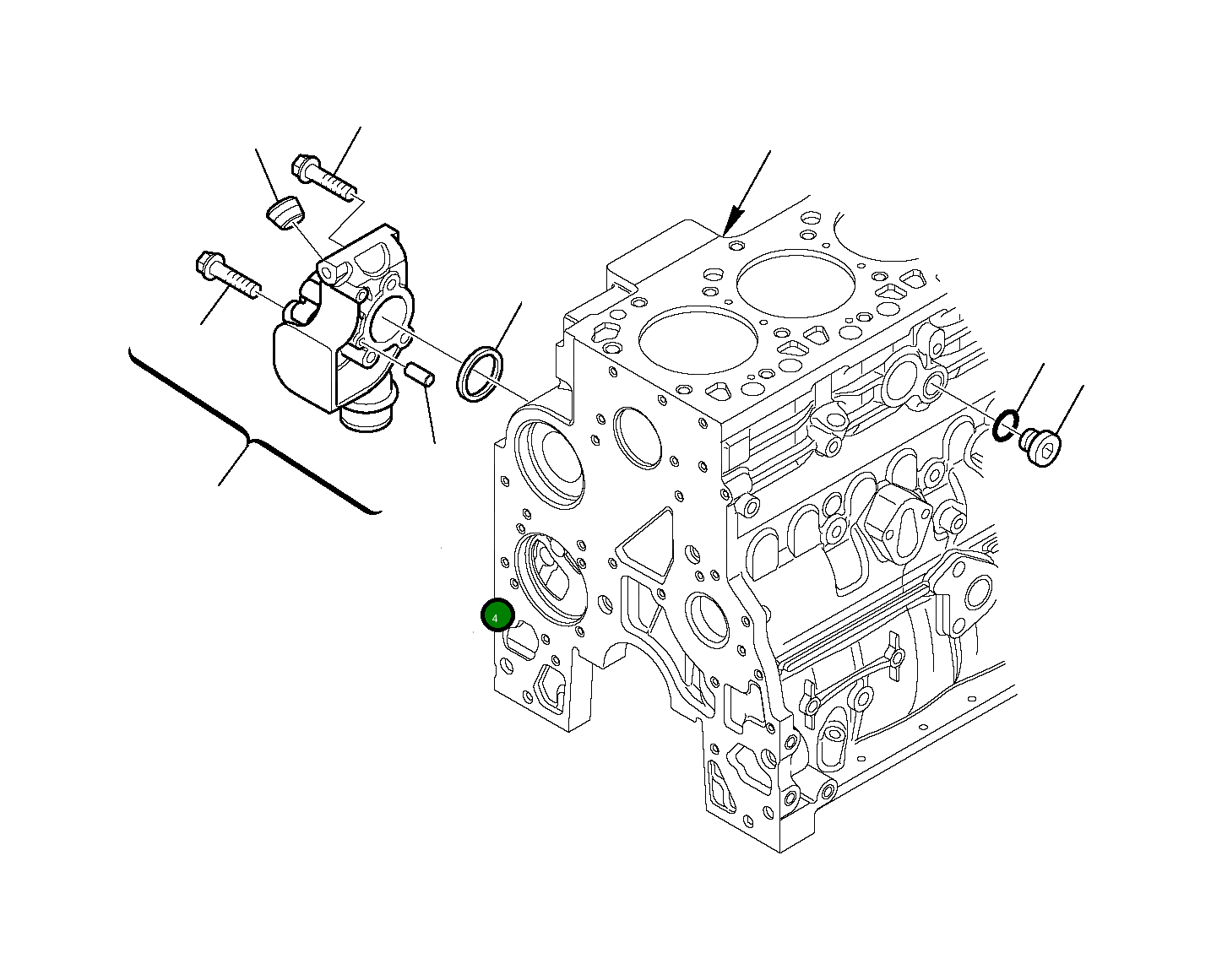 Болт EA4895292 Komatsu