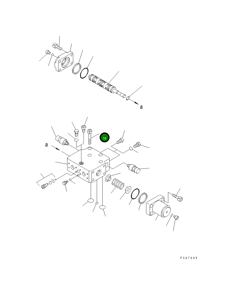 Болт 20G-60-K3060 Komatsu