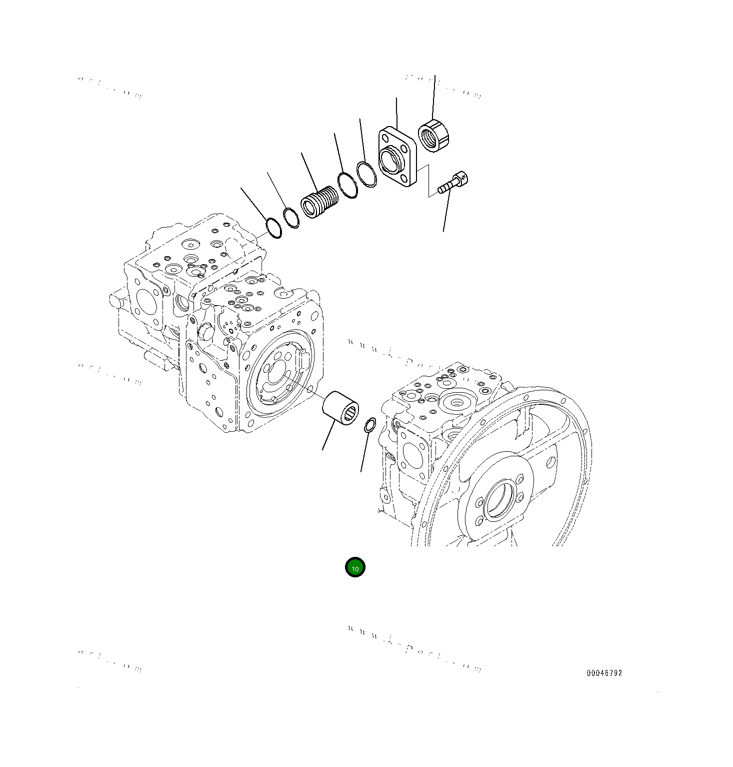 Кольцо 7082L32190 Komatsu
