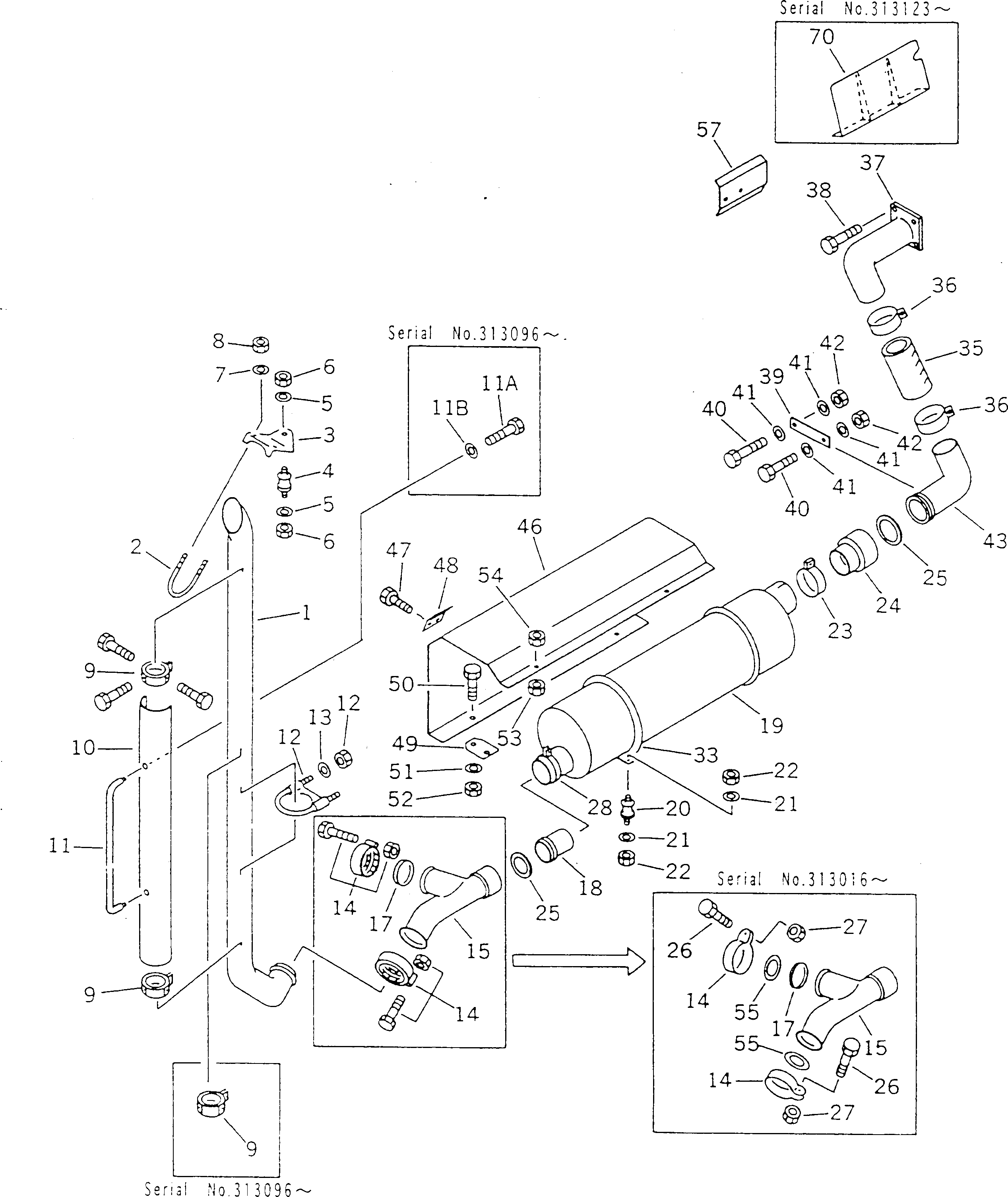Кольцо BW046947  Komatsu