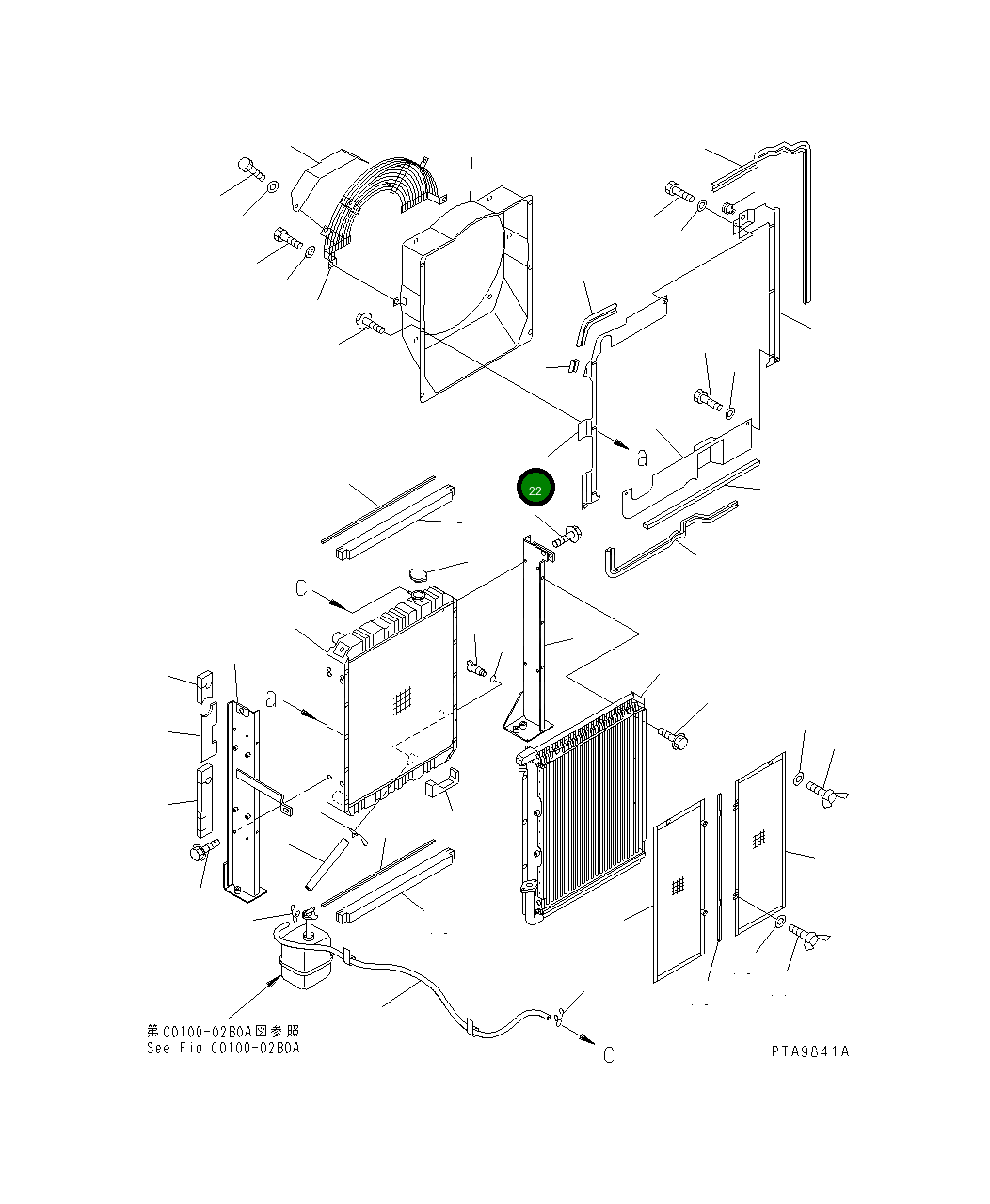 Крышка 21Y-03-17220 Komatsu