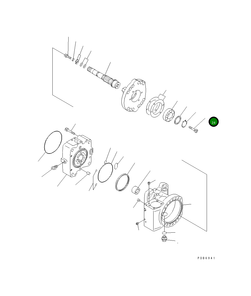 Болт 01252-31016 Komatsu