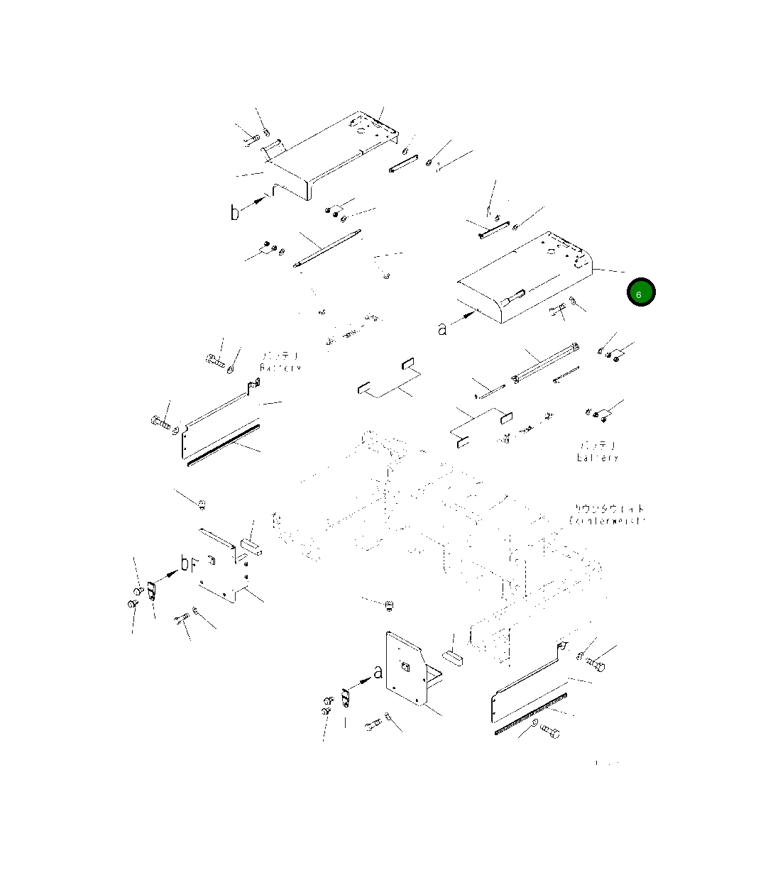 Крышка 418-06-61521 Komatsu