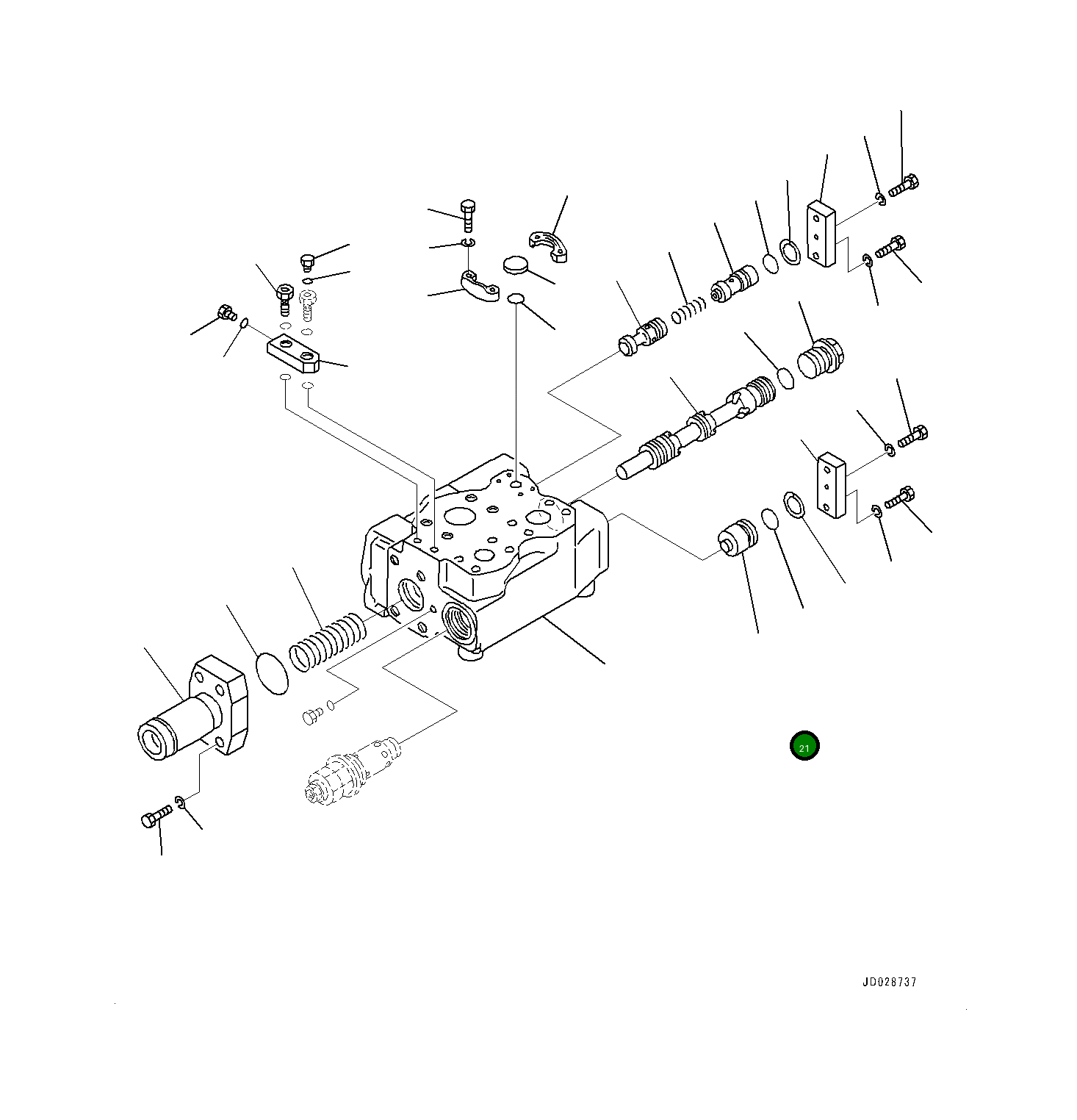 Кольцо уплотнительное (O-Ring) 07000-F3034 Komatsu