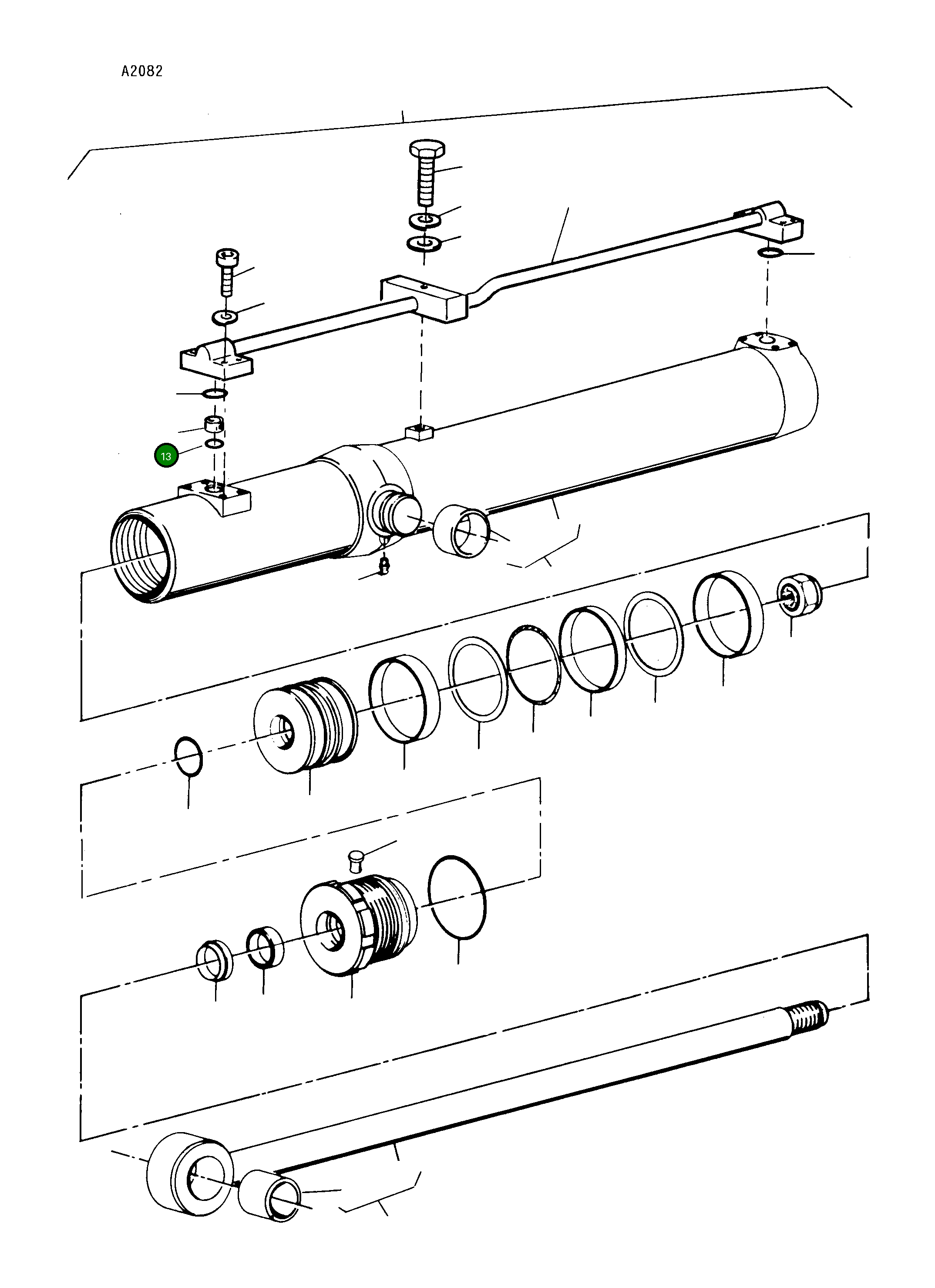 Кольцо уплотнительное (O-Ring) 3229283M1  Komatsu