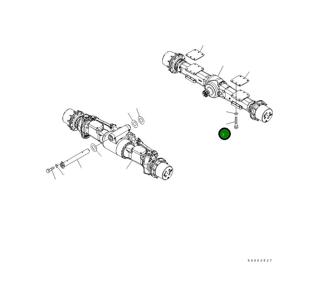 Болт 20K-22-31110 Komatsu