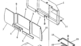 Болт 203-46-51250 Komatsu