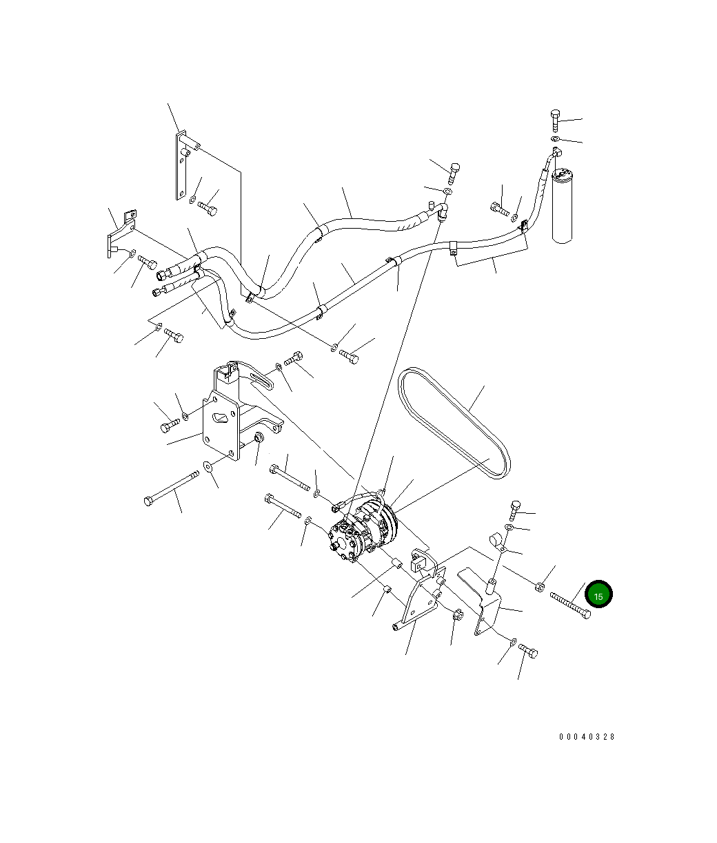 Болт 423-S62-4190 Komatsu