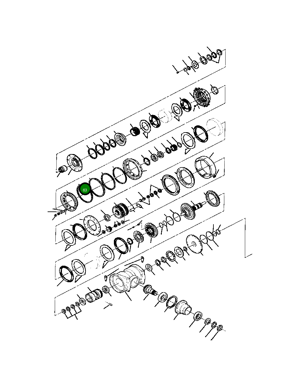 Кольцо уплотнительное (O-Ring) 659 824 C1 Komatsu