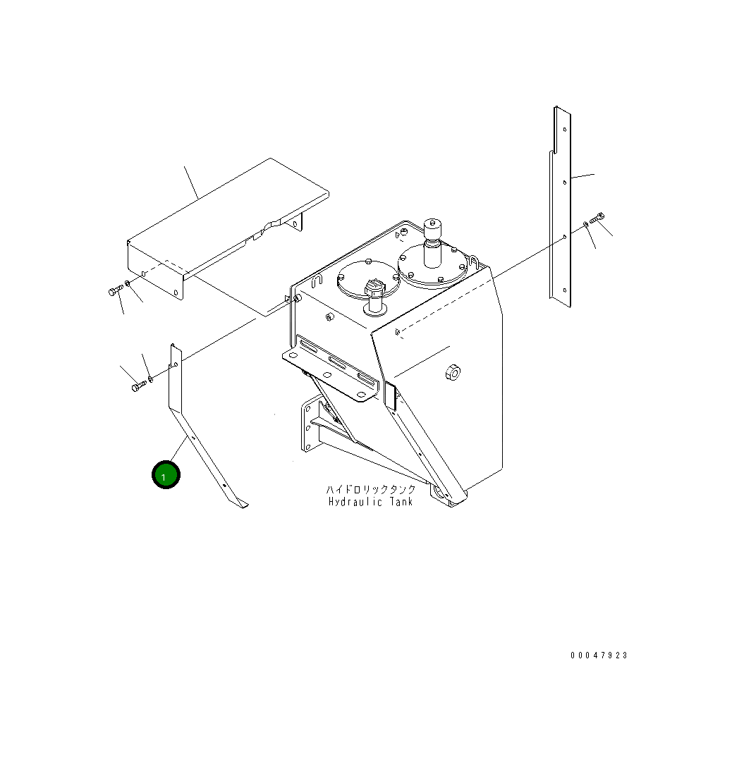 Крышка 56D-54-28420 Komatsu
