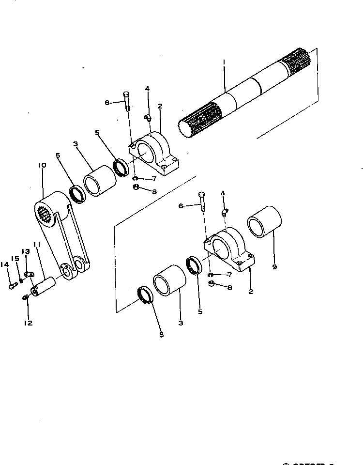Болт 01019-32000  Komatsu