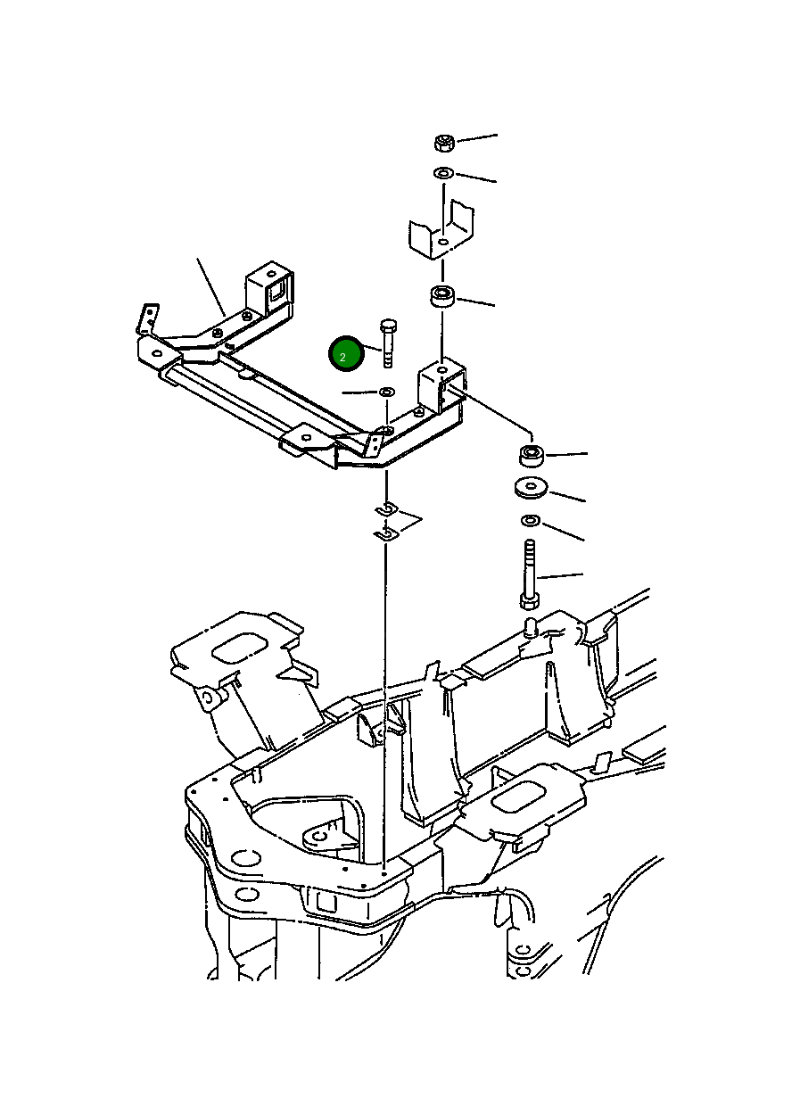 Болт 01011-61670 Komatsu