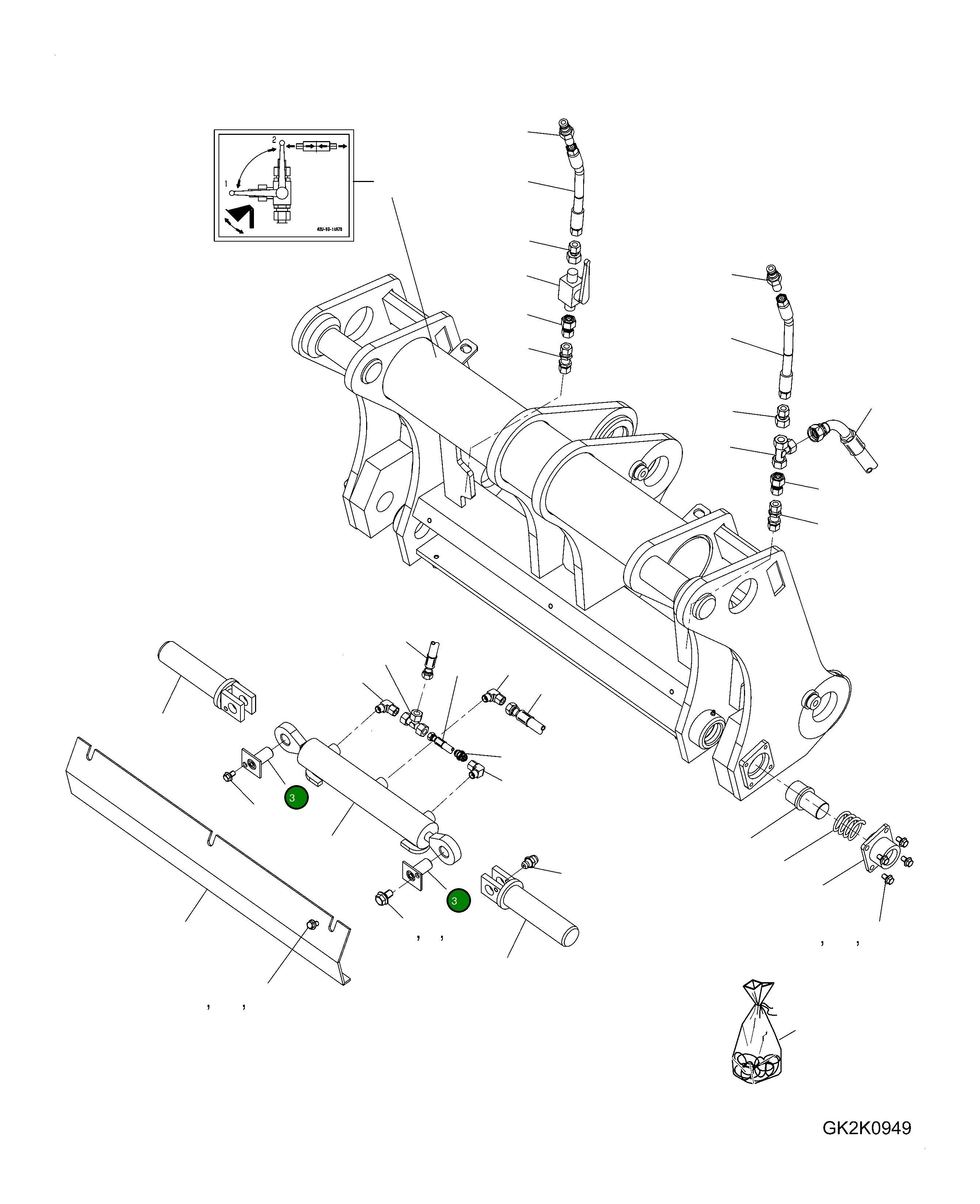 Болт 419-72-H0P02 Komatsu