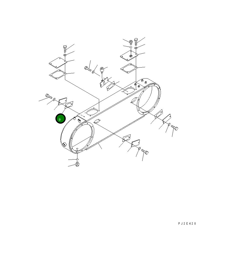 Крышка 238-23-11130 Komatsu