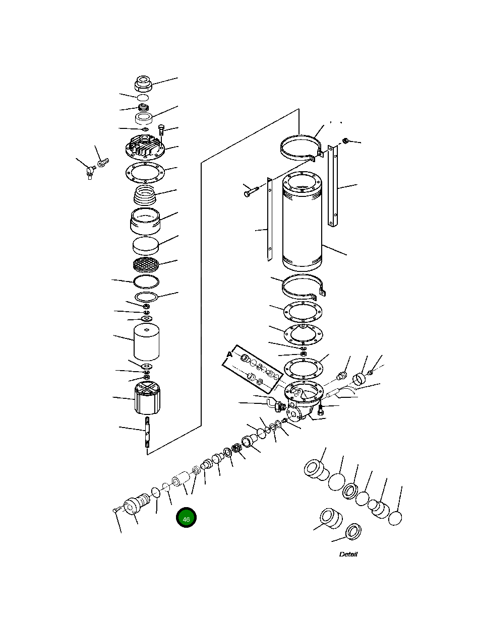 Кольцо уплотнительное (O-Ring) BF3 601 Komatsu