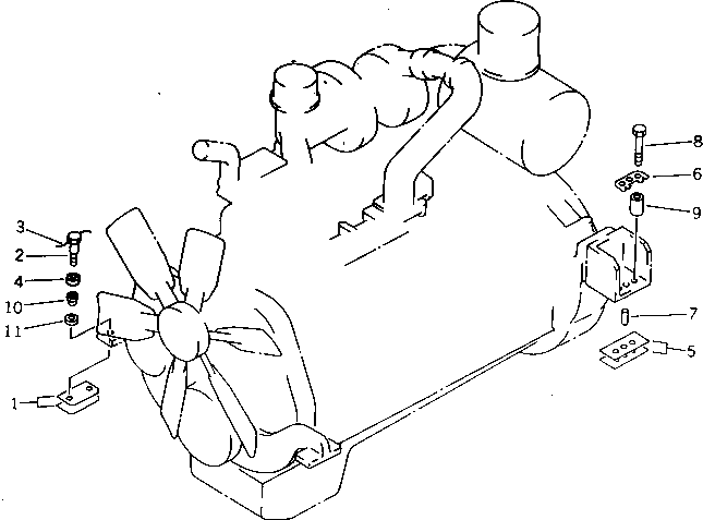 Болт 01011-52210 Komatsu