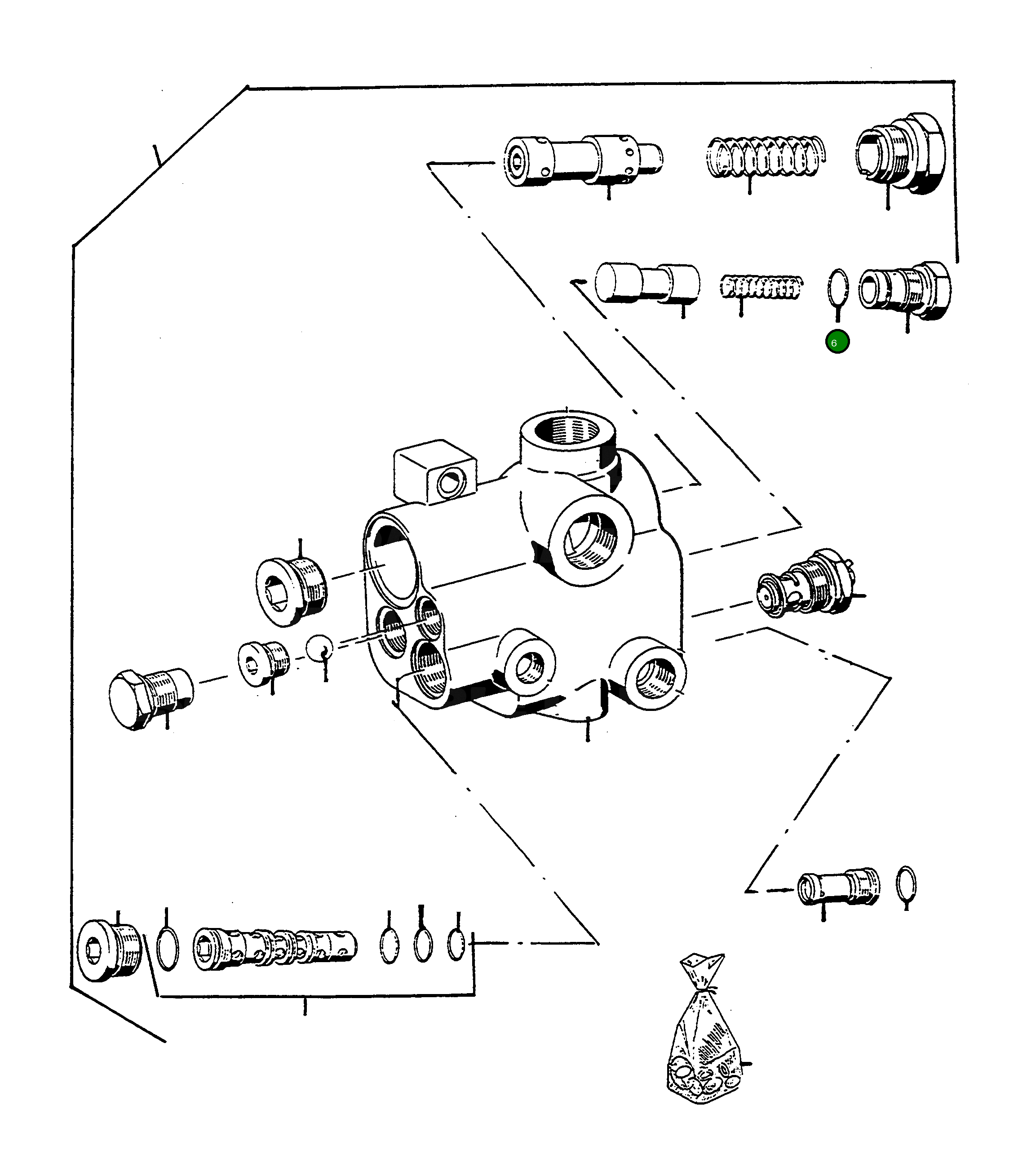 Кольцо уплотнительное (O-Ring) 4910155M1 Komatsu