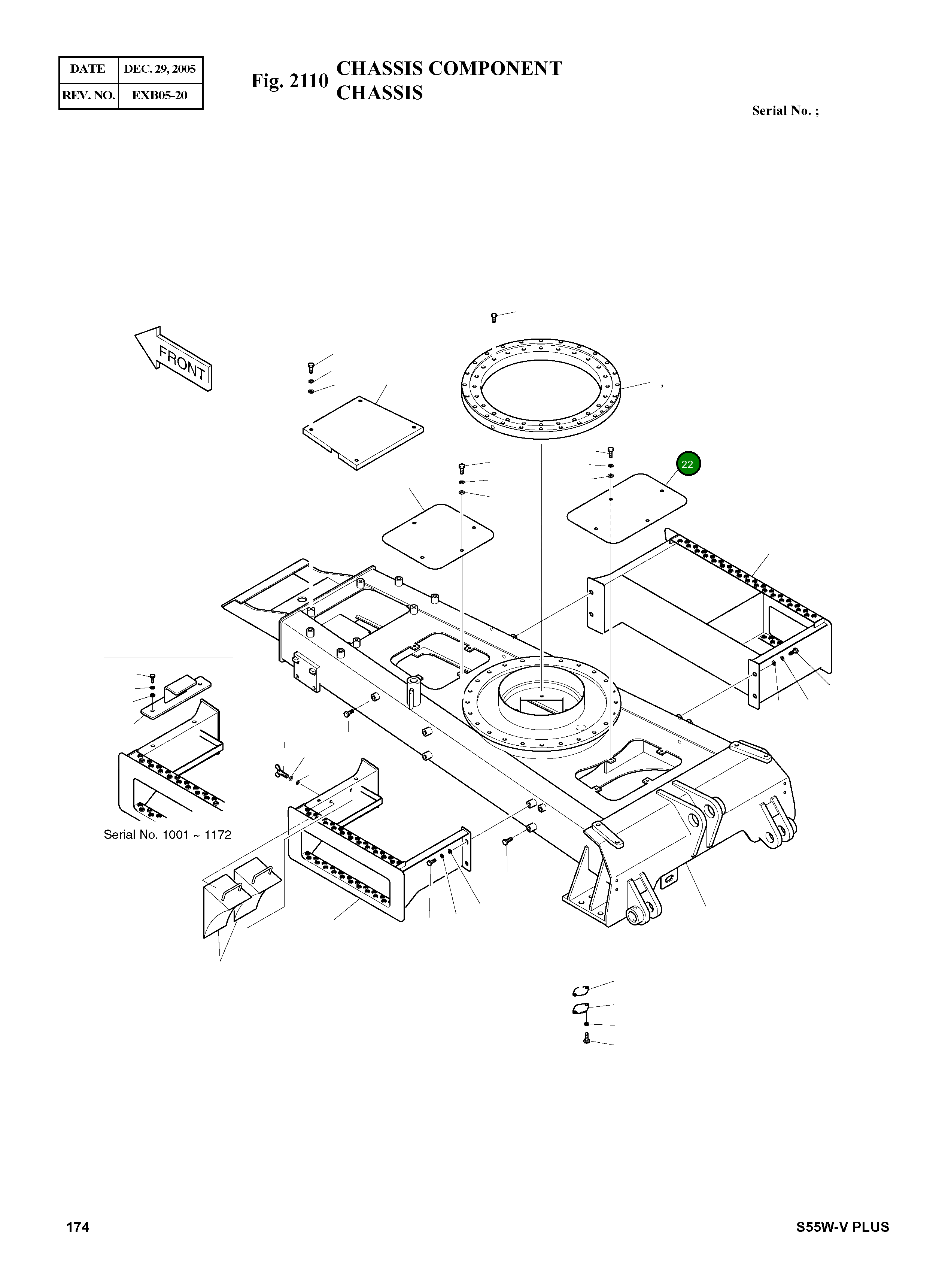Крышка 621-02431 Komatsu