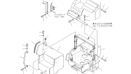 Крышка 22U-54-85170 Komatsu
