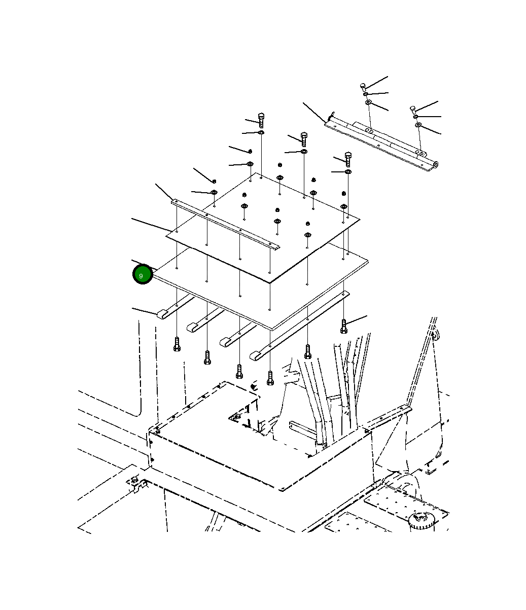 Крышка 20Y-54-B2380  Komatsu