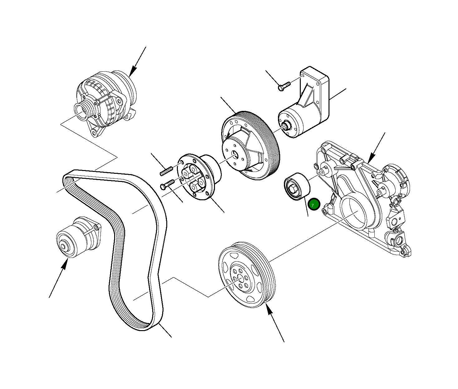 Болт EA4899053 Komatsu