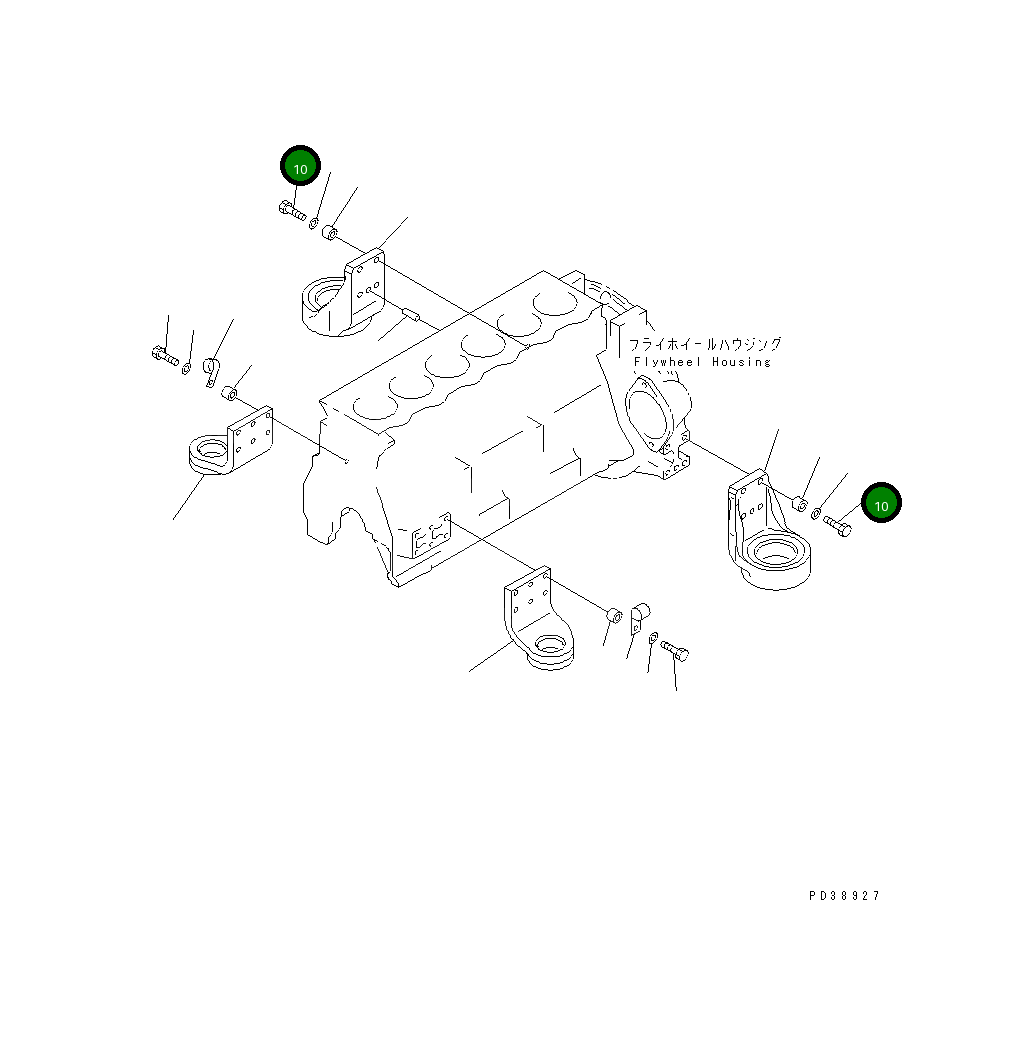 Болт 01010-81265 Komatsu