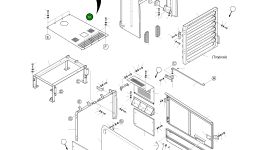 Крышка 4621-3954B Komatsu