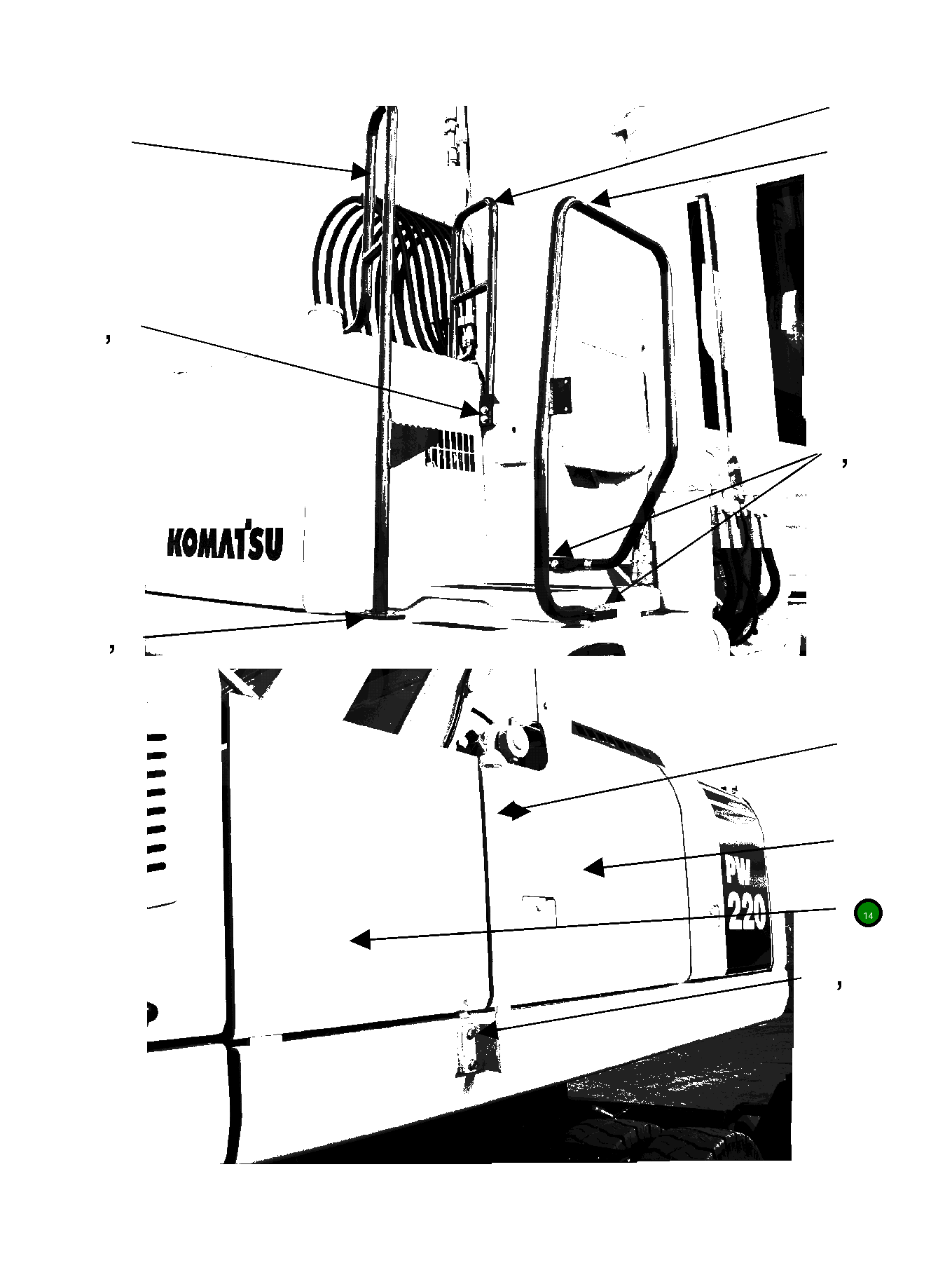 Крышка 20K-54-KA151 Komatsu