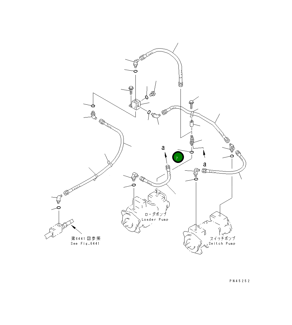 Кольцо уплотнительное (O-Ring) 07002-42432  Komatsu