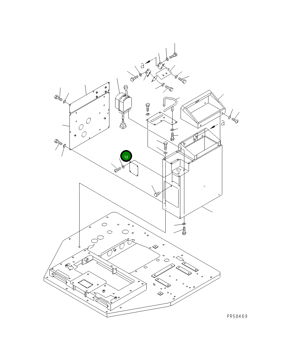 Крышка 234-54-51261 Komatsu