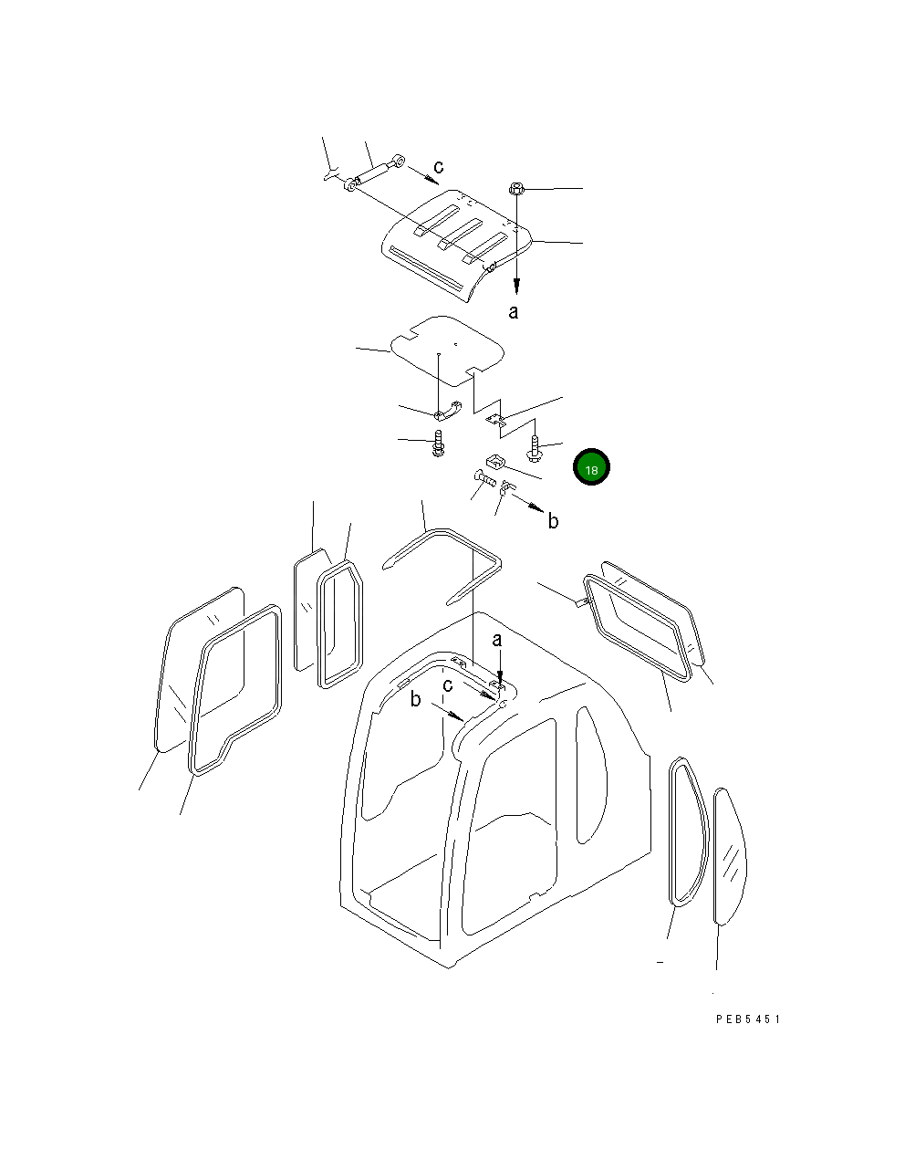 Болт 01435-40610 Komatsu