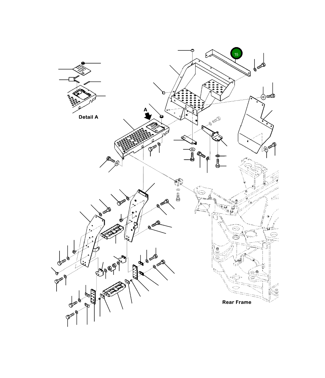 Крышка 423-54-54720 Komatsu