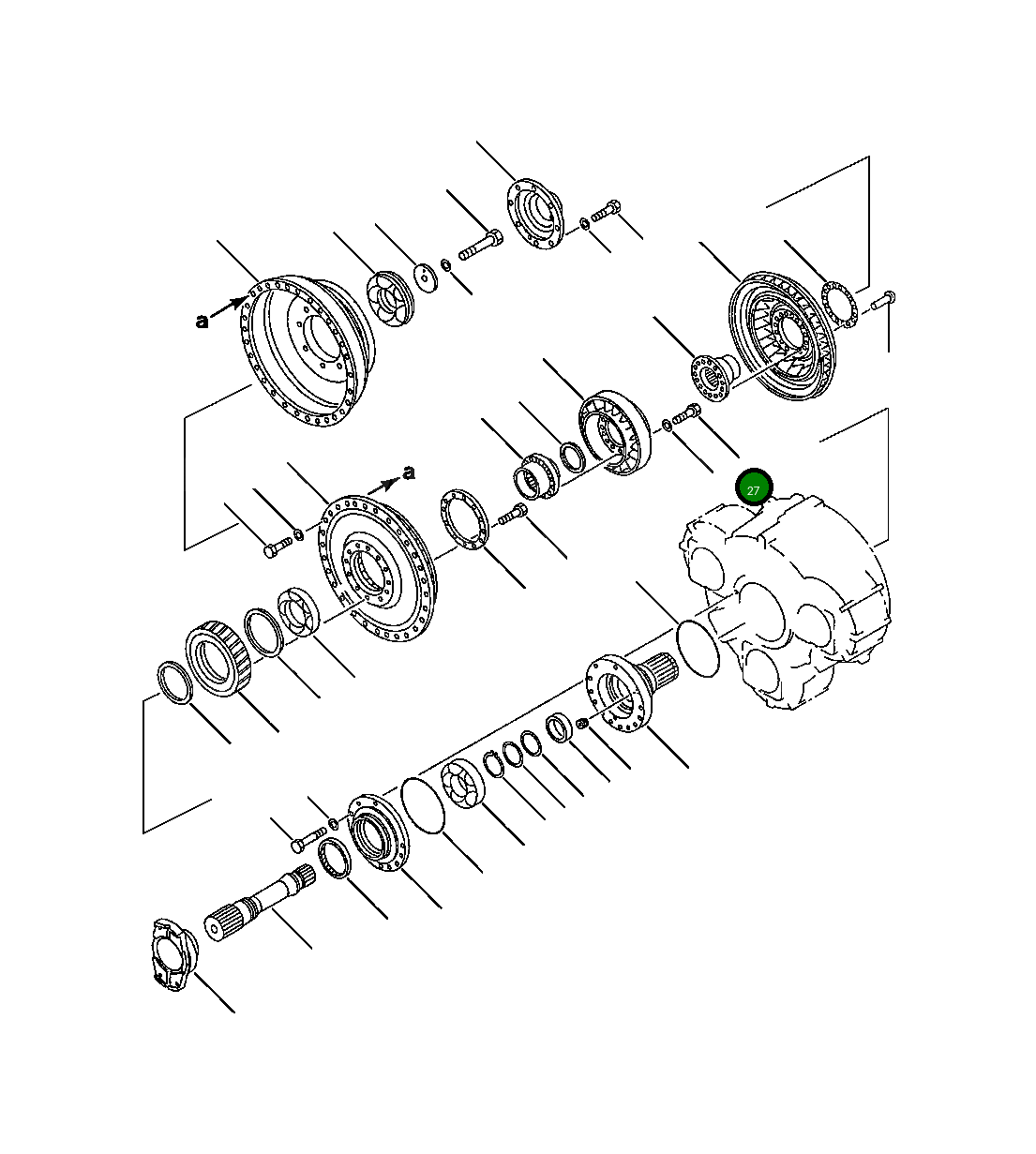 Болт 07372 21030 Komatsu
