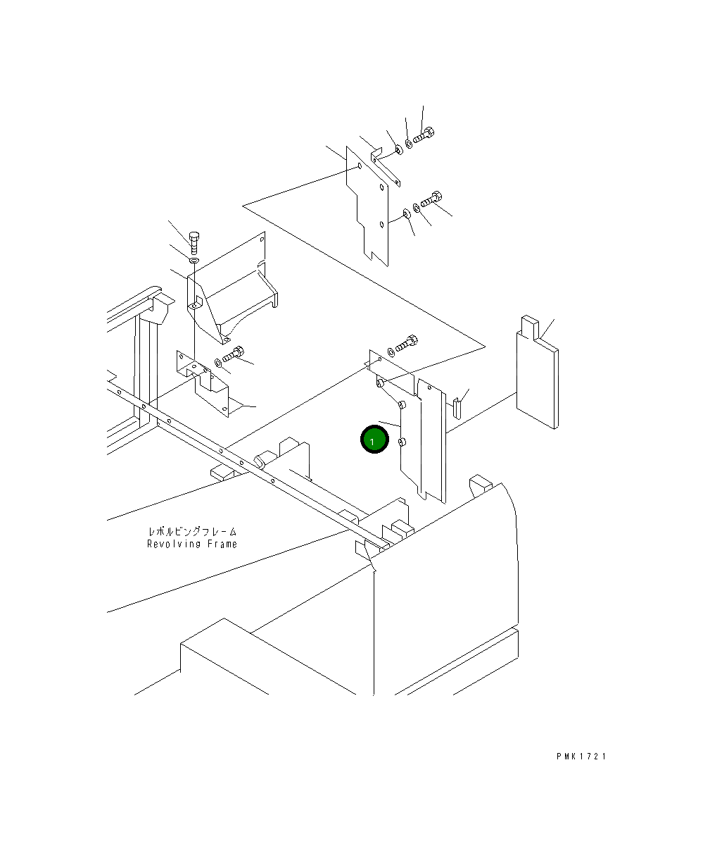 Крышка 203-54-66111 Komatsu